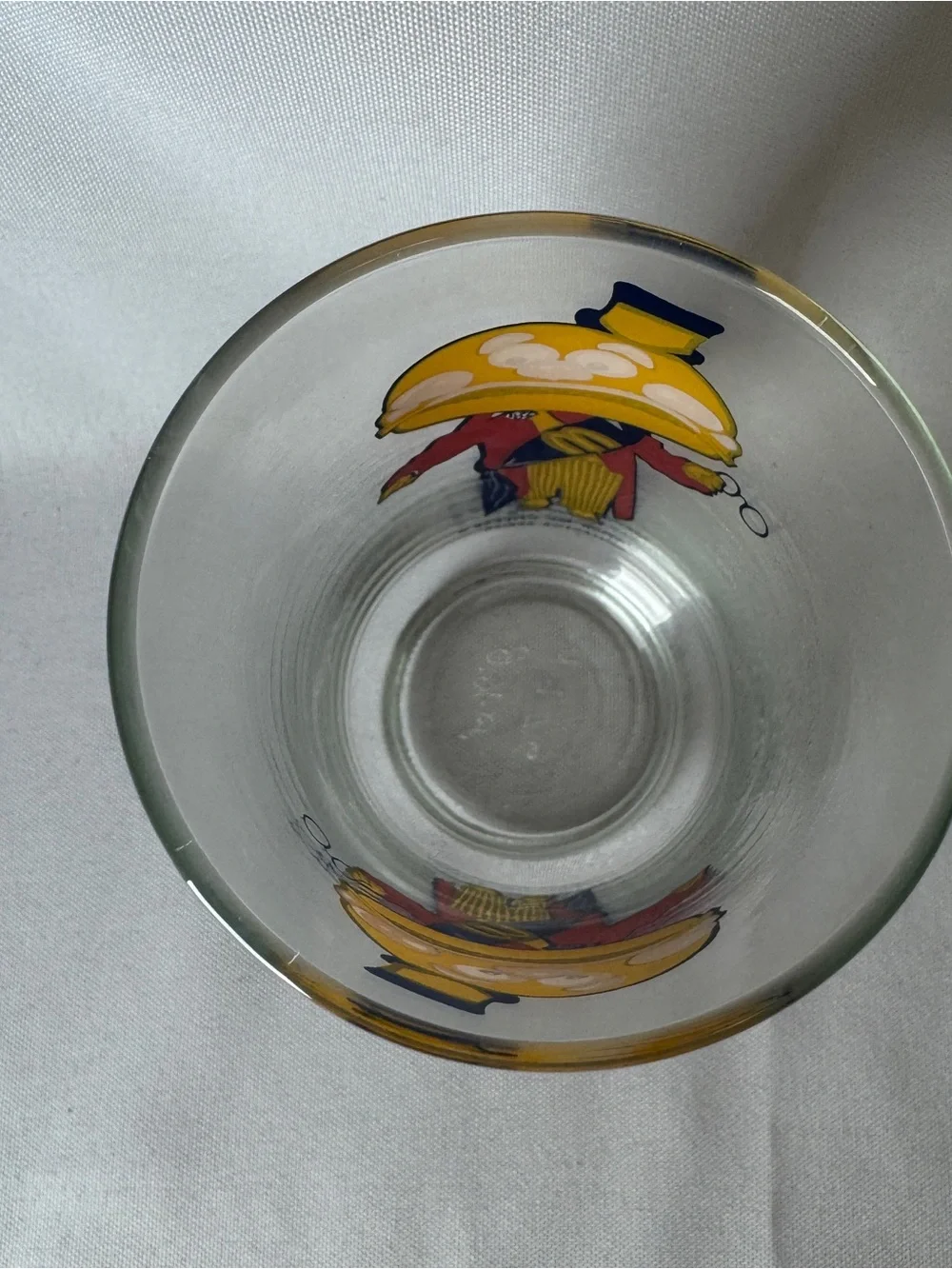 McDonalds Mayor McCheese Drinking Glass Vintage 1970 Collectible Tumbler